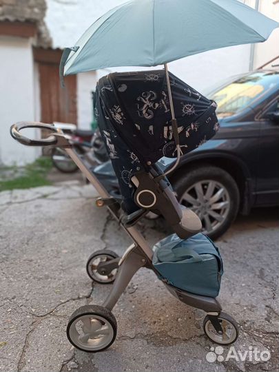 Коляска stokke V5 2 в 1 с аксессуарами