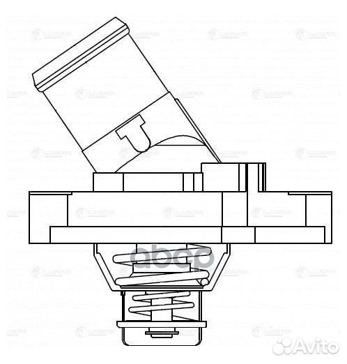 Термостат infiniti FX II (S51) 08- 3.7I (с алюм
