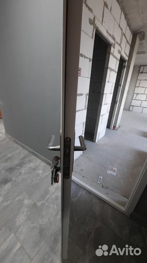 Дверь входная металлическая от застройщика