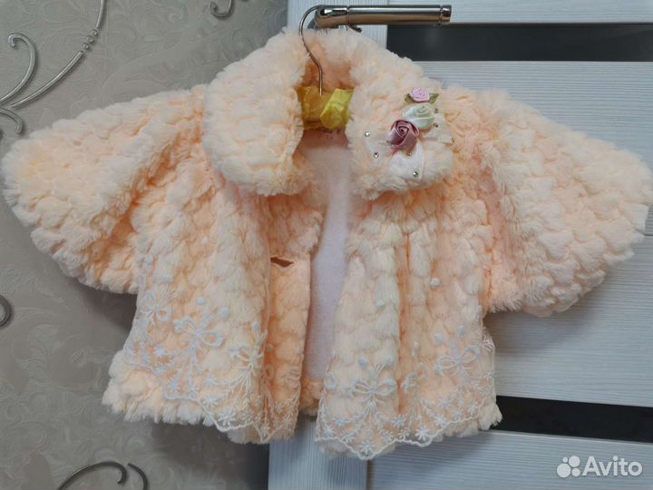 Накидка шубка детская