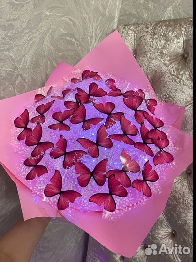 Букет с бабочками