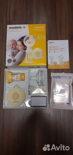 Молокоотсос medela swing flex электрический