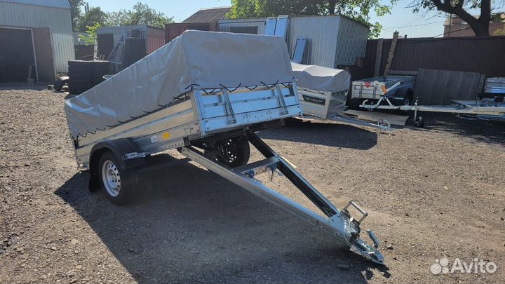 Легковой прицеп Автос 2.5 на 1.3 с тентом 40 см