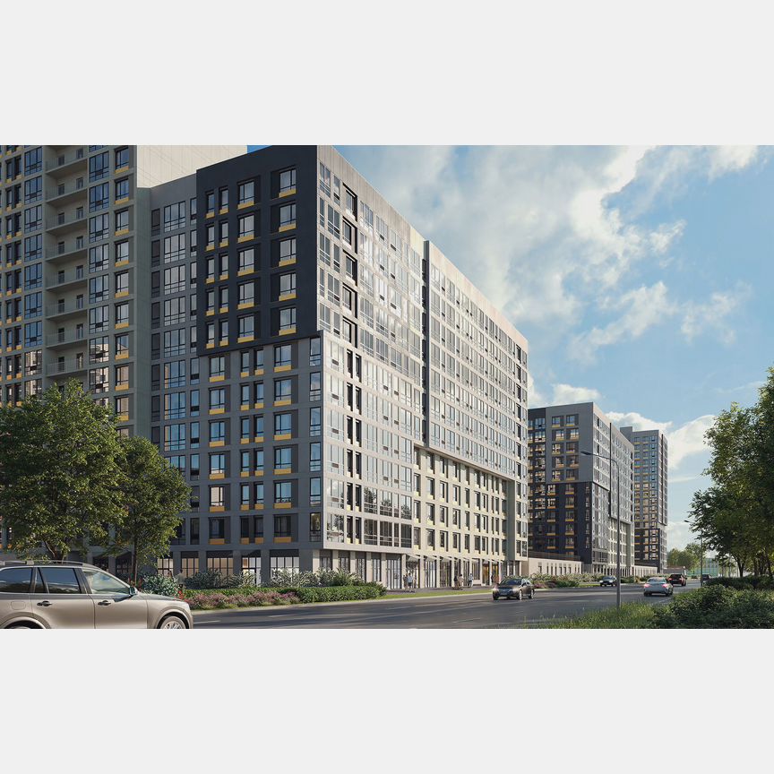 2-к. квартира, 62,1 м², 16/18 эт.
