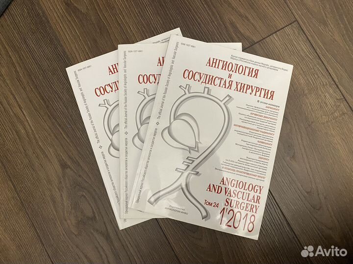 Журнал англиология и сосудистая хирургия