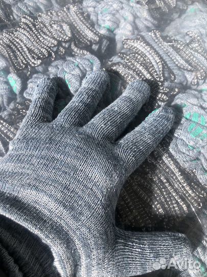 Перчатки X/Б 5н 10кл вязки с пвх точка