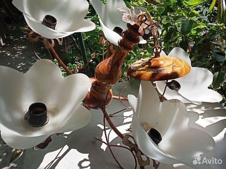 Люстра потолочная бу