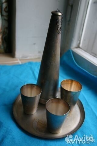 Кувшин фарфор Германия,набор мельхиор