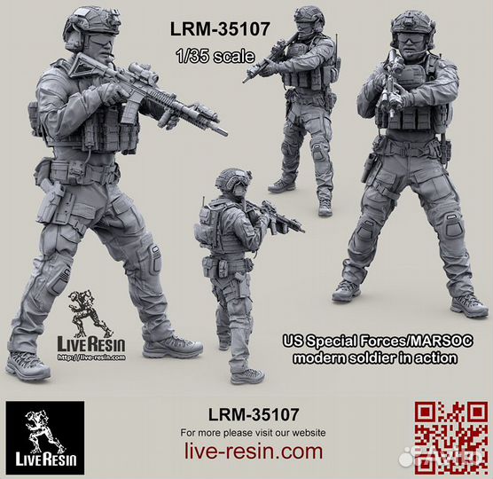 Миниатюра Live Resin LRM35107