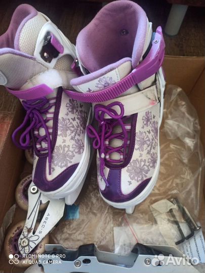 Коньки и ролики 2 в 1