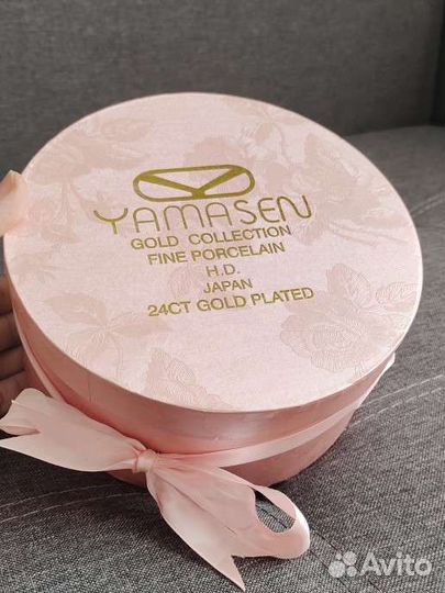 Чайная пара с ложкой. Набор подарочный. yamasen