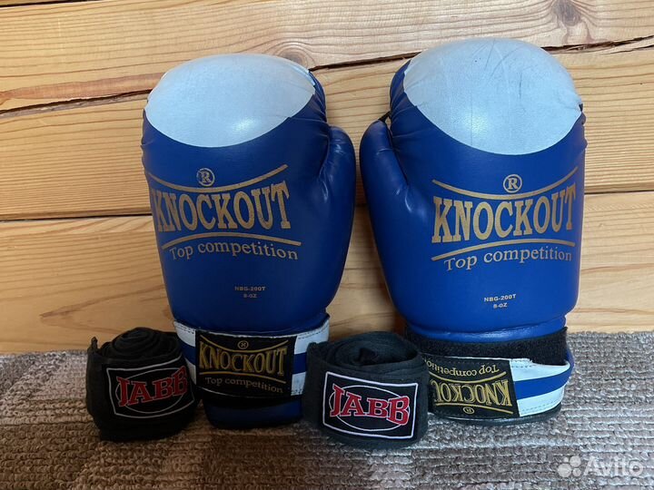 Перчатки для бокса knockout nbg 200 T 8-0Z