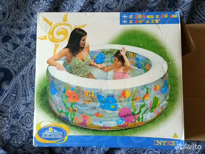 Детский надувной бассейн