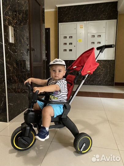 Детский велосипед doona трехколесный складной