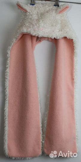 Шапка-шарф кошечка с ушками