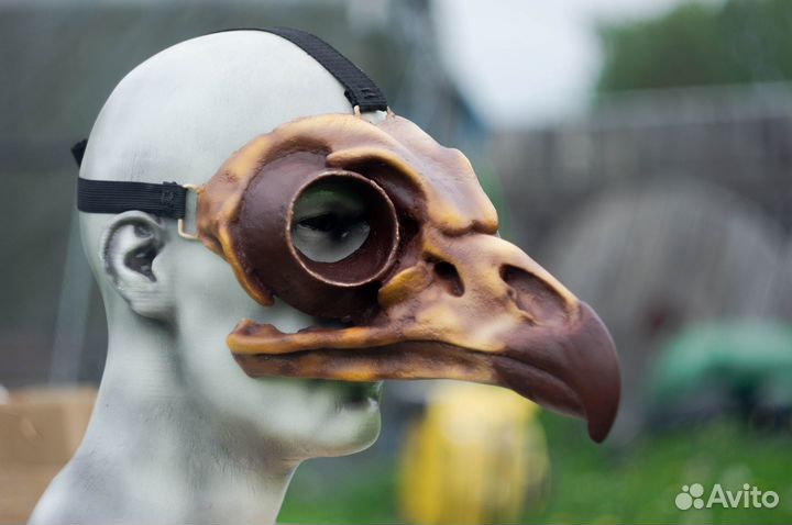 Карнавальная маска-черепа птицы, качественная маск
