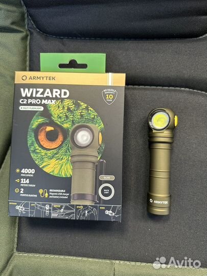 Налобный фонарь armytek wizzard c2 pro