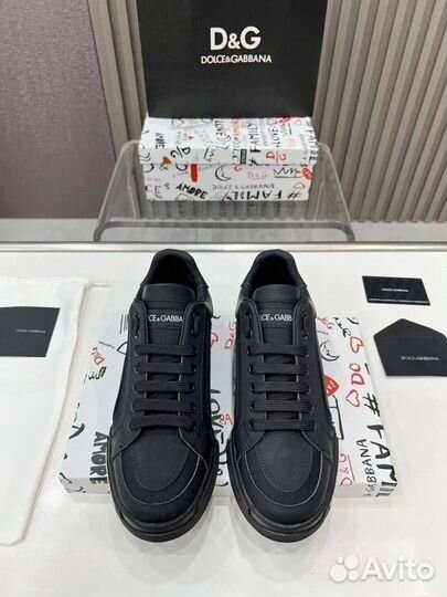 Кеды мужские кожаные Dolce Gabbana D&G 39-45