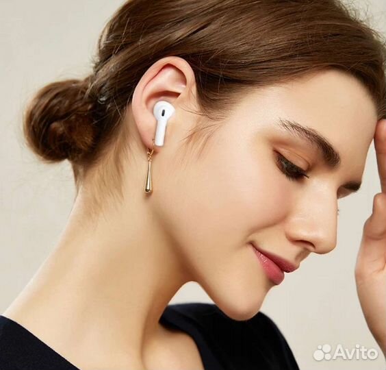 Наушники беспроводные с кнопочным управлением