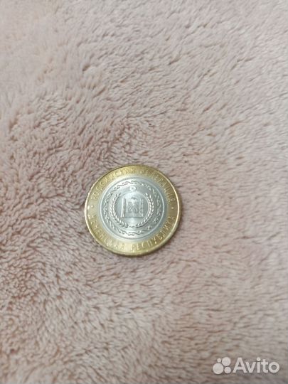 Монета 2010 года Чеченская Республика