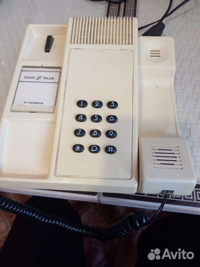 Стационарный телефон Телур
