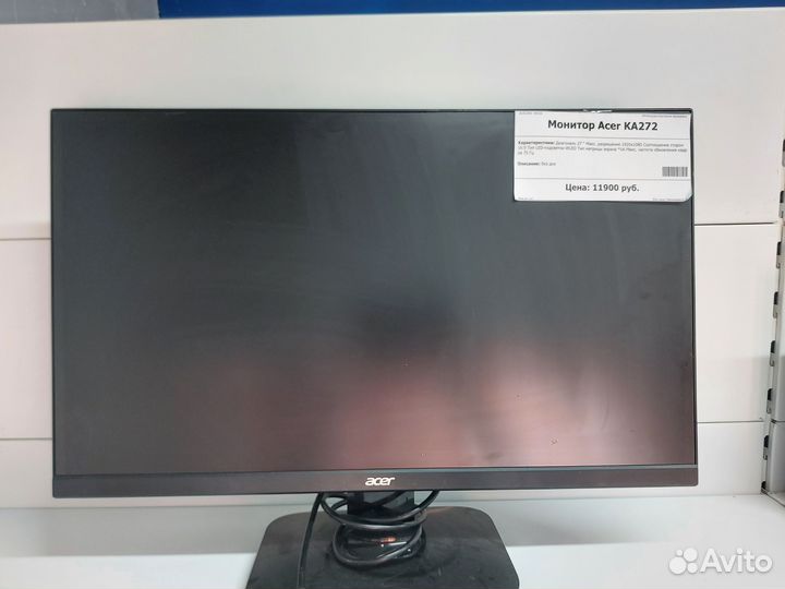 Монитор acer 27