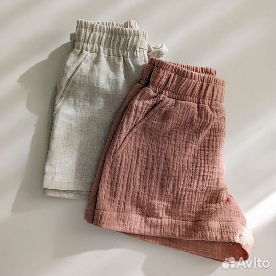 Костюм из муслина и льна 92-98