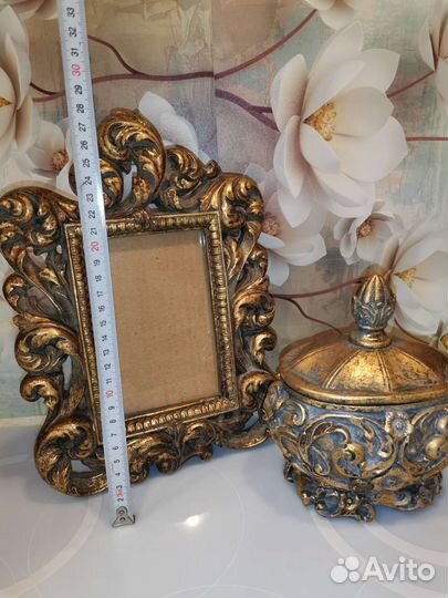 Рамка для фото и Шкатулка Барокко