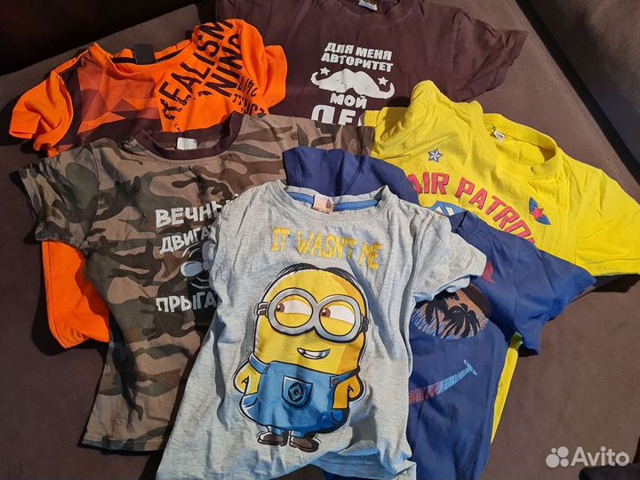 Детские вещи пакетом на мальчика 128