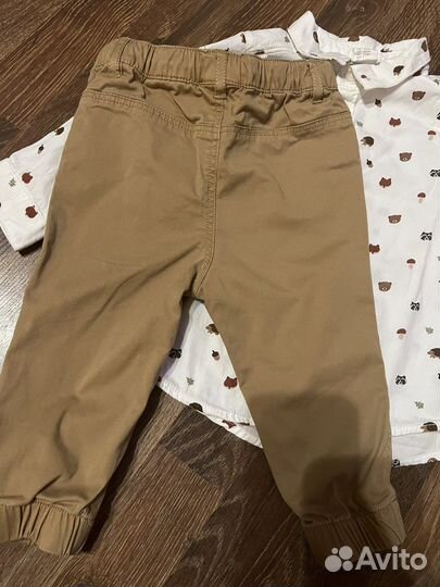 Hm рубашка и брюки для мальчика 80р