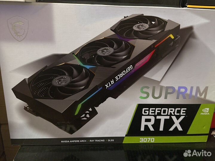 Видеокарта msi rtx 3070 suprim