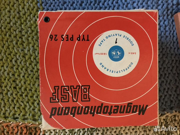 Катушки(бобины)agfa BASF scotch 27