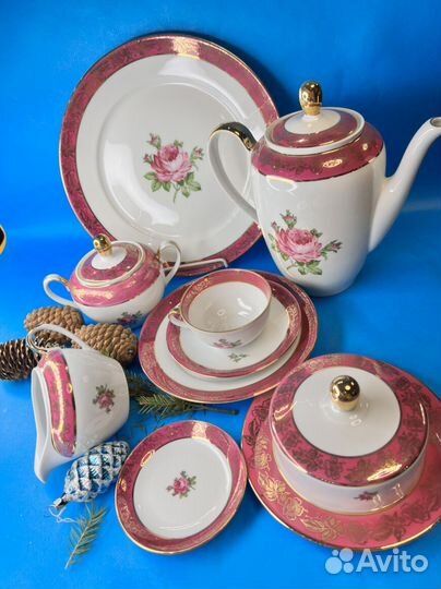 Сервиз из гдр «дикая роза»12 пер Фортуна