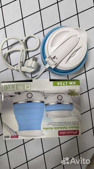 Чайник электрический силиконовый складной