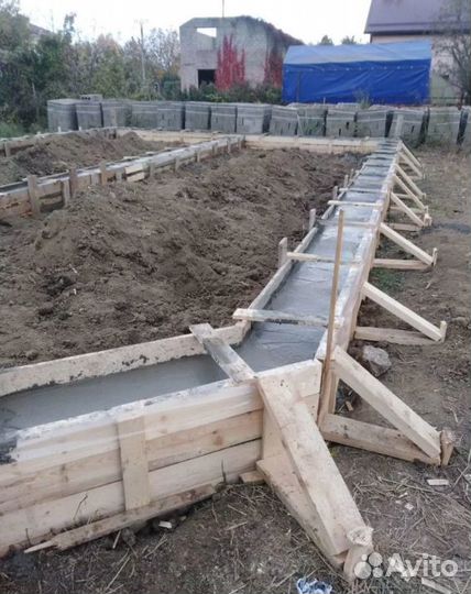 Фундаментные работы, ремонт фунадмента, замена вен