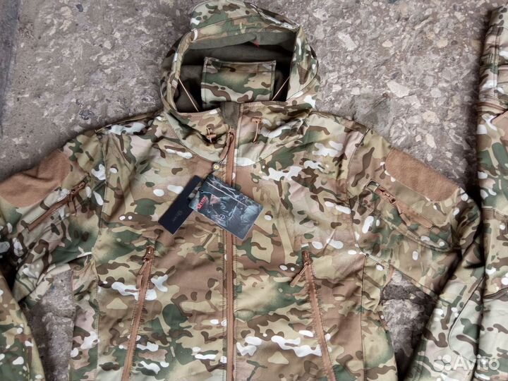 Тактический костюм softshell мультикам