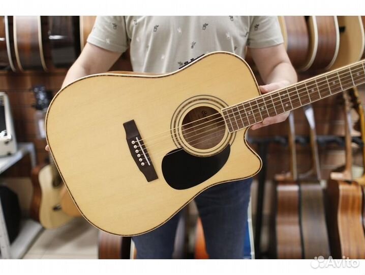 Cort AD880CE-NS Электро-акустическая гитара, с выр