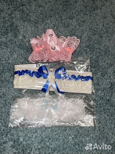 Свадебные подвязки новые