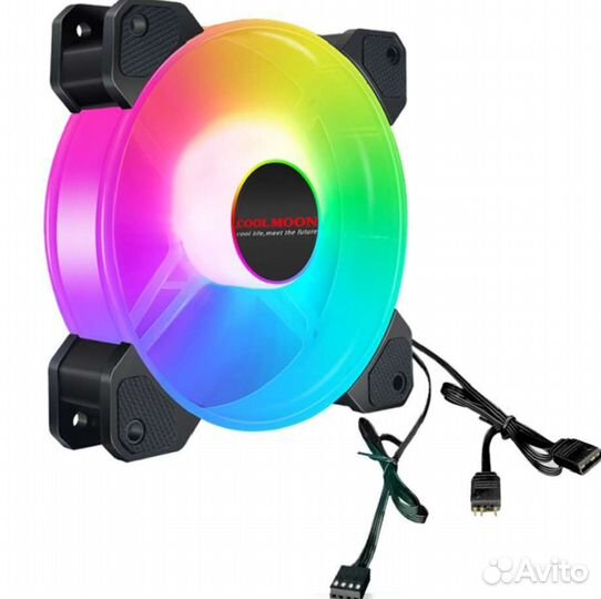 Кулер 71CFM 19.5db для пк корпуса aRGB новые