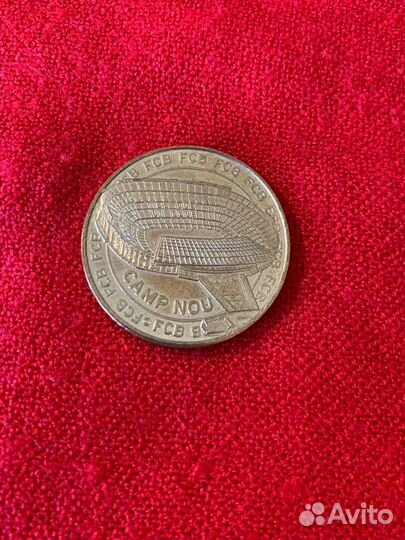 Коллекционная монета camp HO Y, FCB Барселона