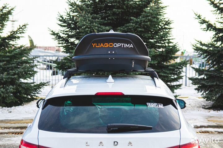 Автобокс Optima euro yuago 390л