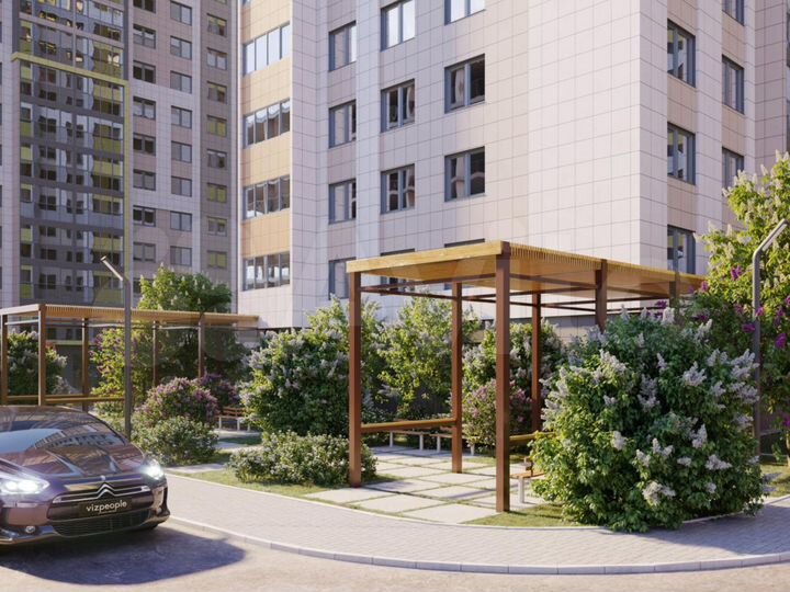 2-к. квартира, 42,7 м², 2/25 эт.