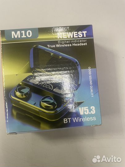 Newest m10 наушники беспроводные