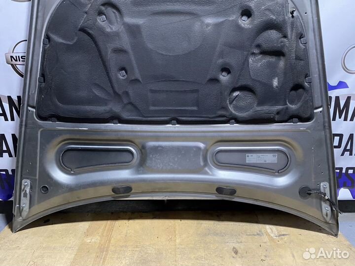 Серебристый Капот Audi A6 C6