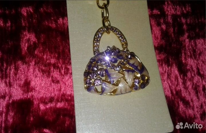 Брелоки со стразами