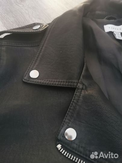 Кожаная куртка косуха Topshop (новая), р52-54