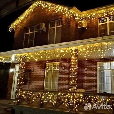 Гирлянда уличная бахрома