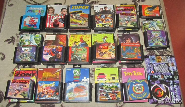 Картриджи для sega 17 шт