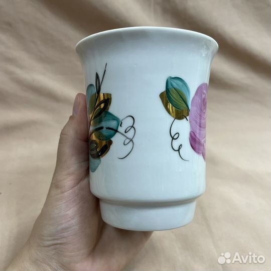 Ваза вазочка Дулево 1 сорт СССР (сзр)