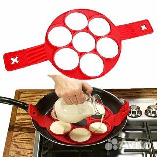 Силиконовая форма для оладий, яичницы